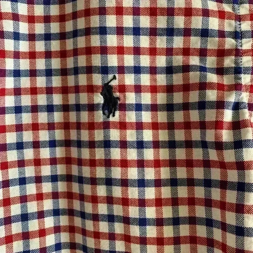 Ralph Lauren Plaid Button Down Long Sleeve Shirt